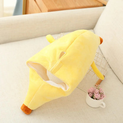 Funny Plush Banana Hat