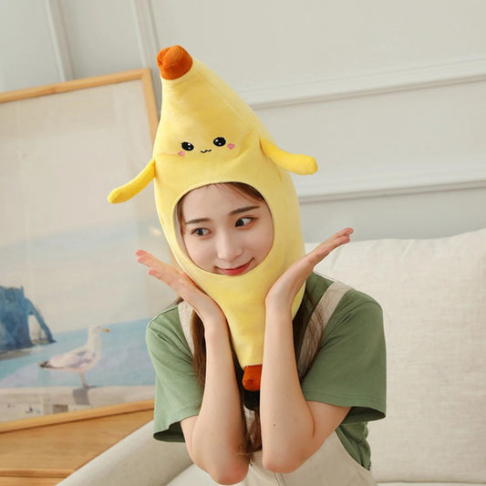 Funny Plush Banana Hat