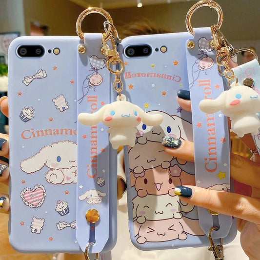 Cinnamoroll Phone Case For Samsung With Pendant