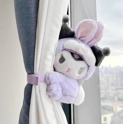 Kuromi Kawaii Sanrio Curtain Straps