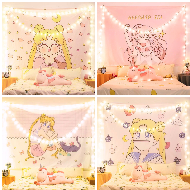 Fluffy Sailor Moon Wall Rug