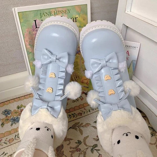 Lolita Snow Bear Boots