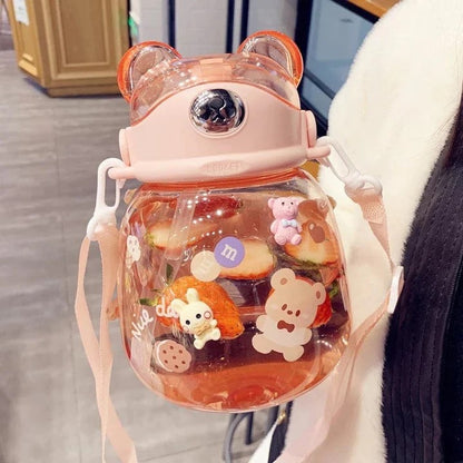 Kawaii Bear Water Bottle