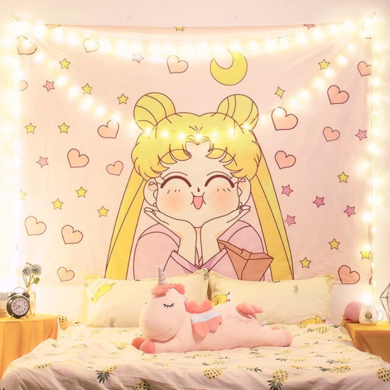 Fluffy Sailor Moon Wall Rug