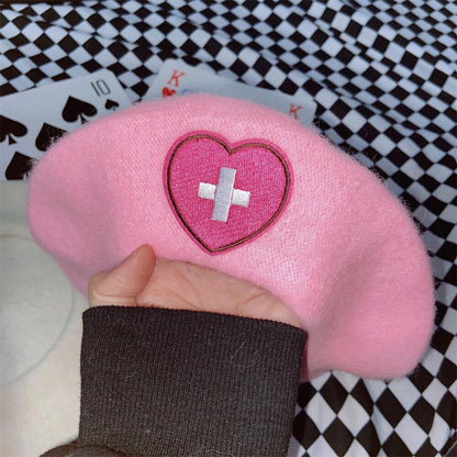 Cute Heart Beret