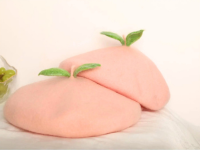 Peach Fuzzy Beret