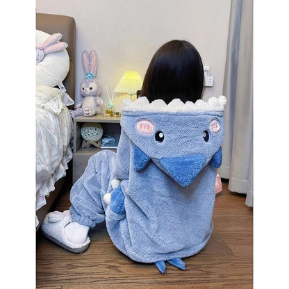 Cute Shark Onesie with Hood