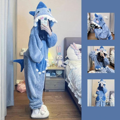 Cute Shark Onesie with Hood