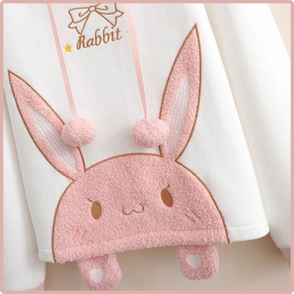 Cute Rabbit Hoddie