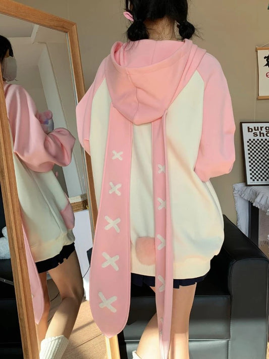 Kawaii Big Ears Bunny Hoodie