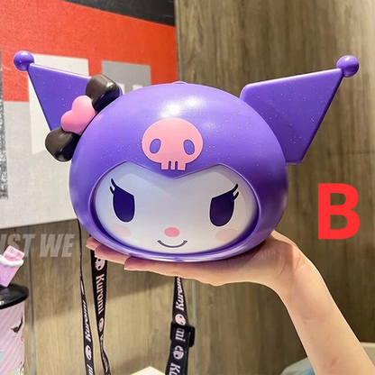 Kuromi Water Bottle And Bucket