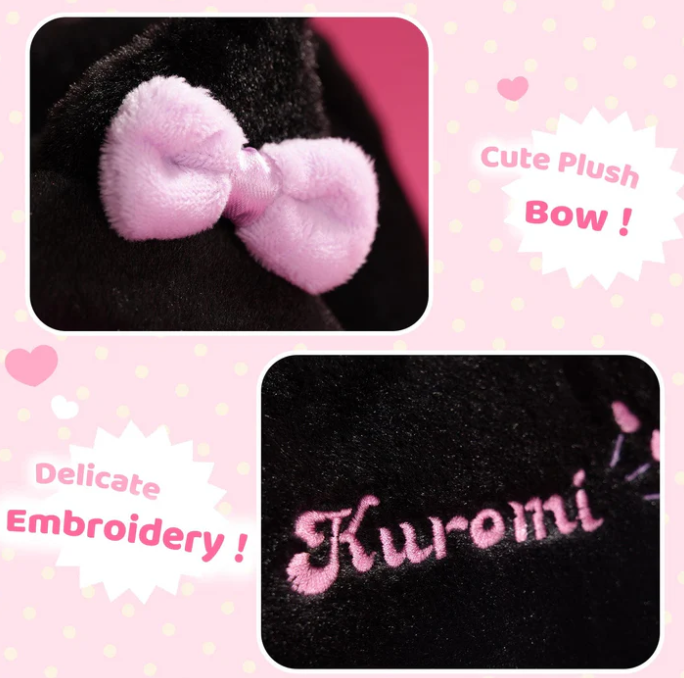 KawaiiSweet Kuromi Plush Carrying Bag