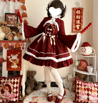 Lolita Dress And Coat Set