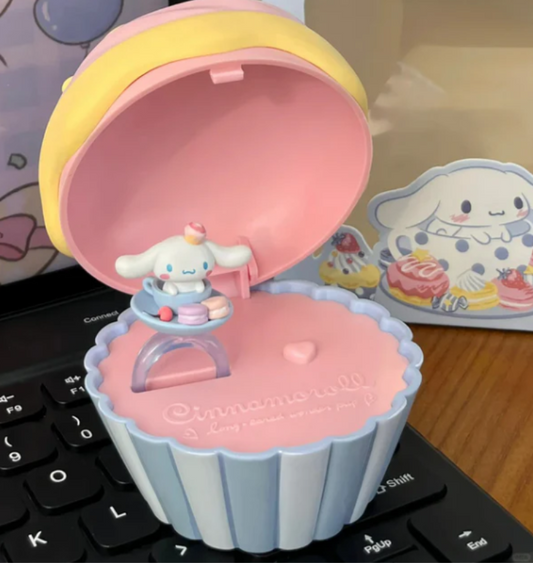 Cinnamoroll Ring Cupcake Jewelry Box