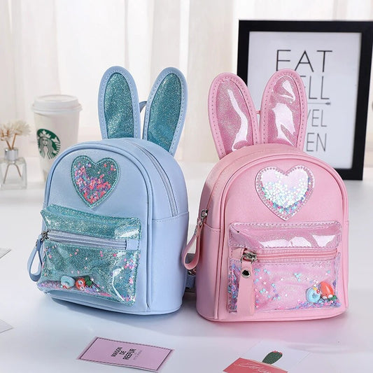 Glitter Bag Heart and Bunny Ears