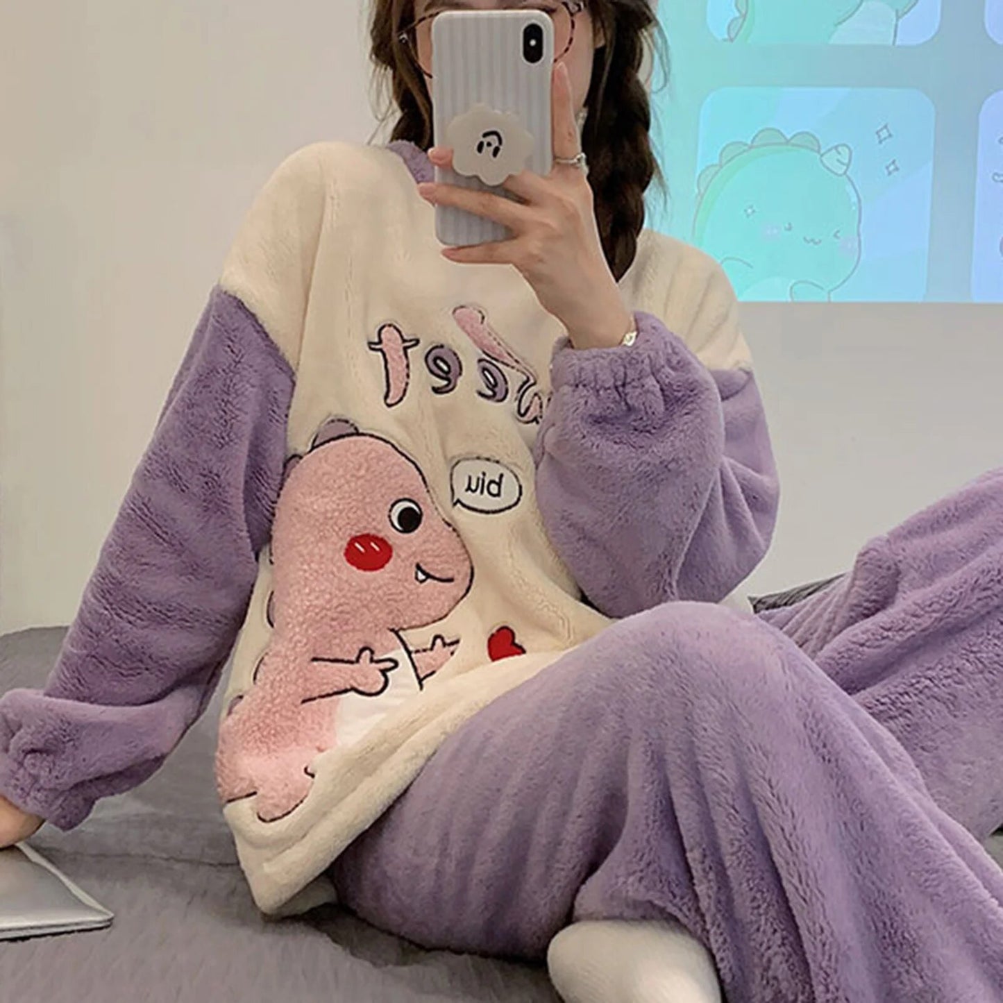 Cute Dinosaur Pajamas