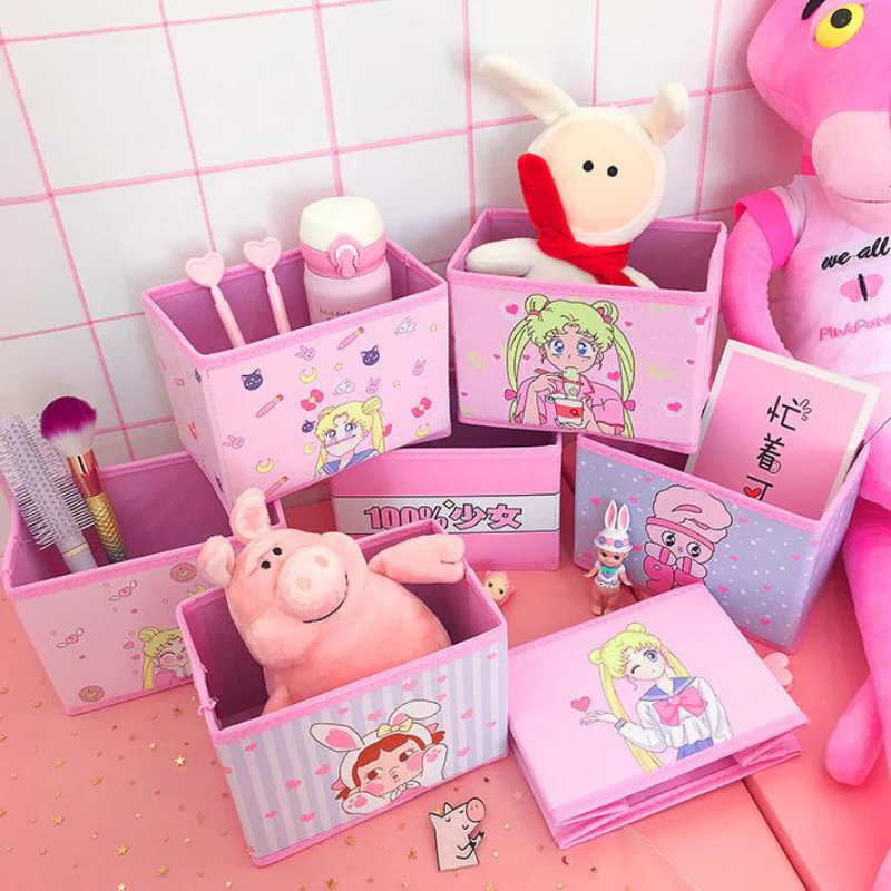 Cute Anime Storage Box