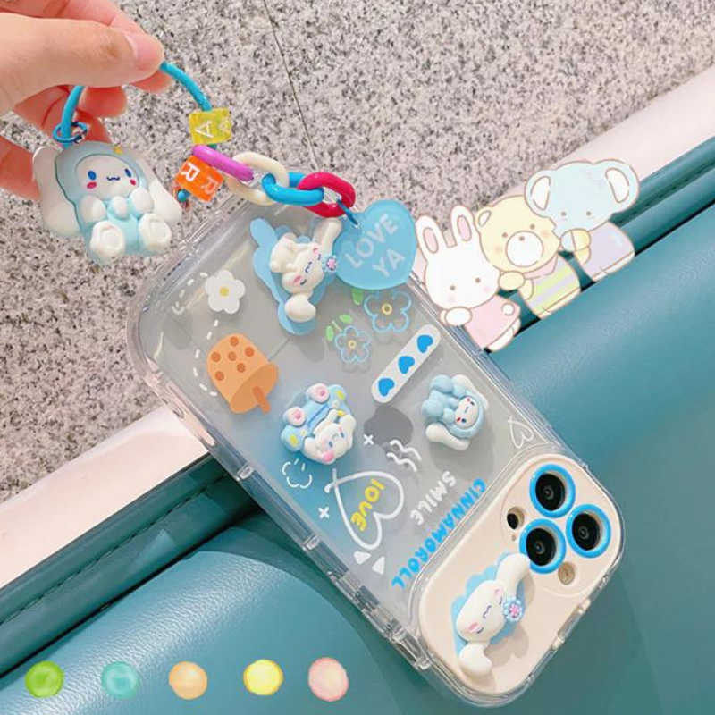 Cinnamoroll Phone Case with Mirror