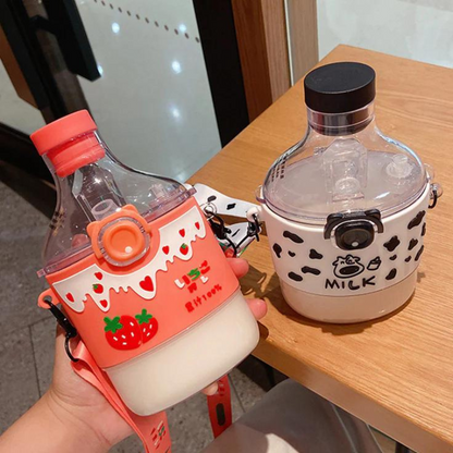 Cute Cow Water Bottle