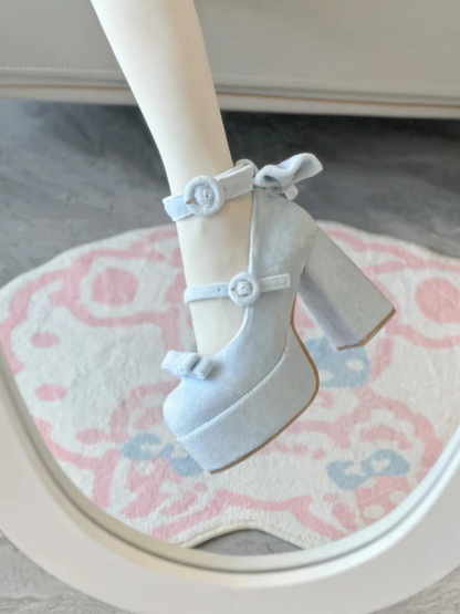 ♡ Cute Doll ♡ - Velvet High Heels