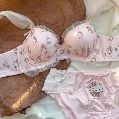 Cute Hello Kitty Underwear Suits