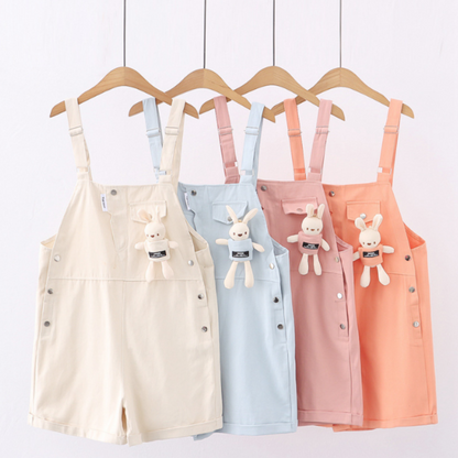 Cute T-Shirt Overalls Set