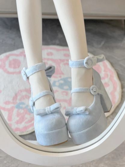 ♡ Cute Doll ♡ - Velvet High Heels