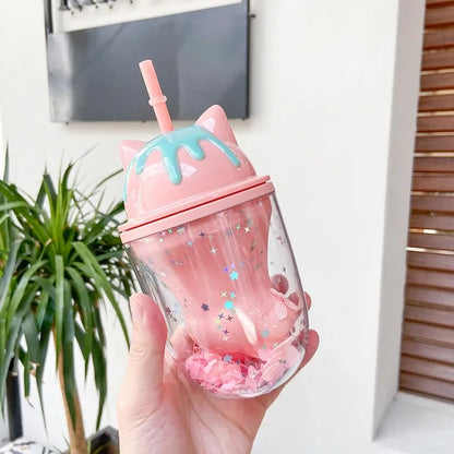 Kawaii Cat Ears Bottle