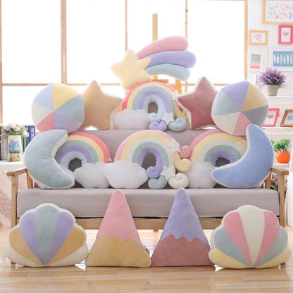 Kawaii Rainbow Seat Cushion