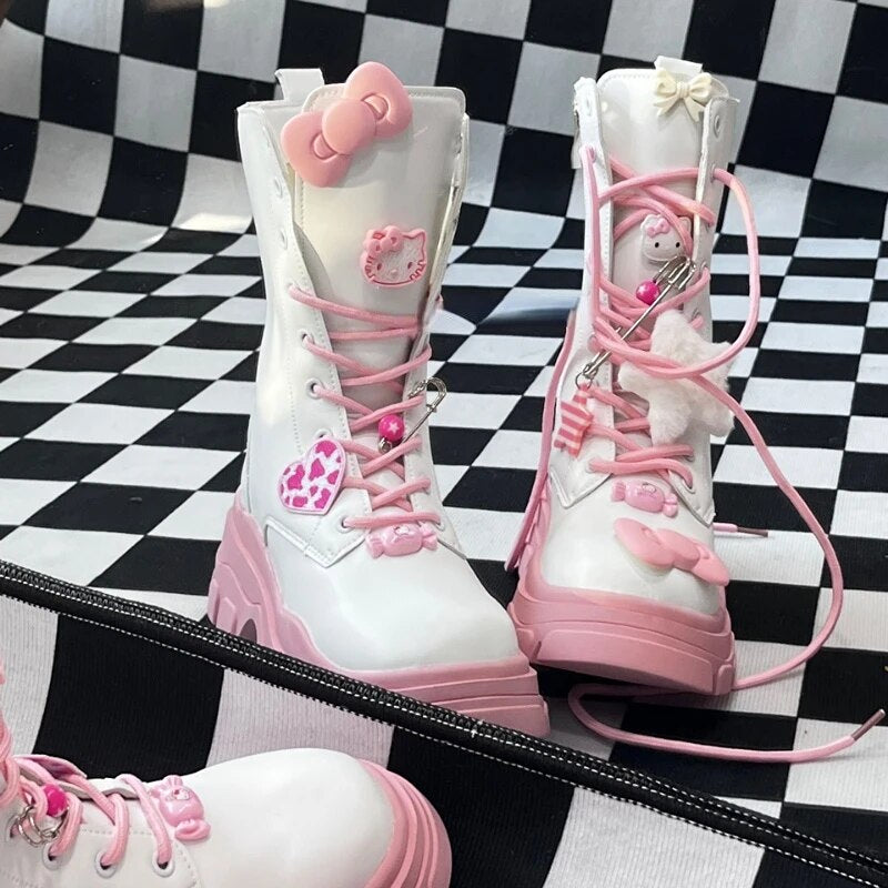 Cute Hello Kitty Boots