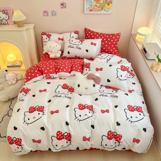 Hello Kitty Cute Bedding Set