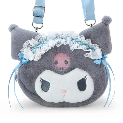 Japan Sanrio Kuromi Plush Shoulder Bag