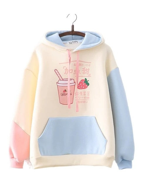 Kawaii Strawberry Hoodie