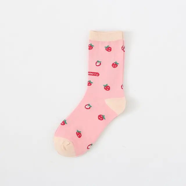 Sweet Strawberry Socks