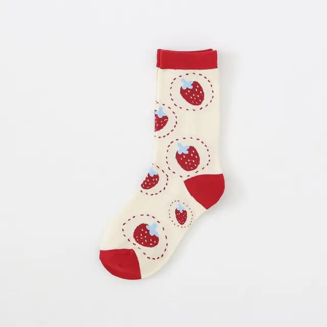 Sweet Strawberry Socks