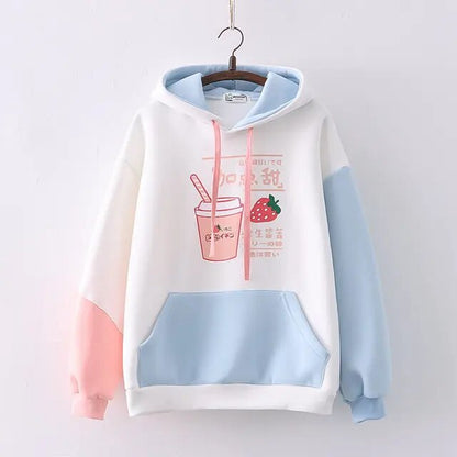 Kawaii Strawberry Hoodie