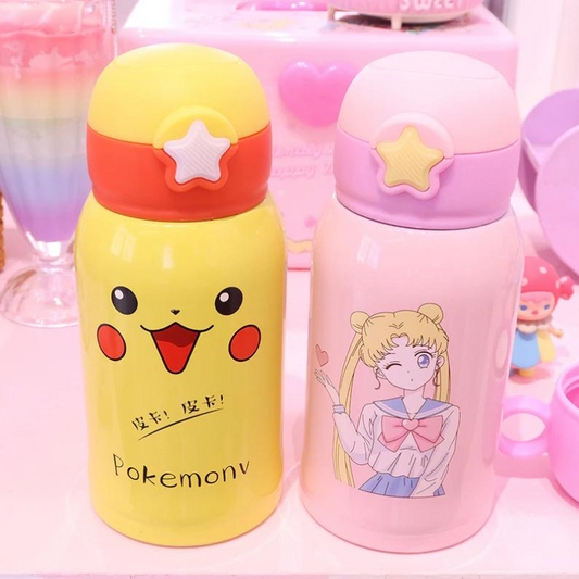 Kawaii Anime Water Bottle
