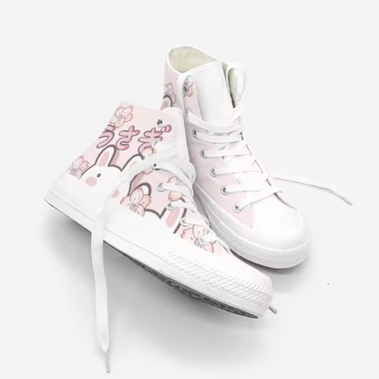 Kawaii Bunny Canvas Sneakers