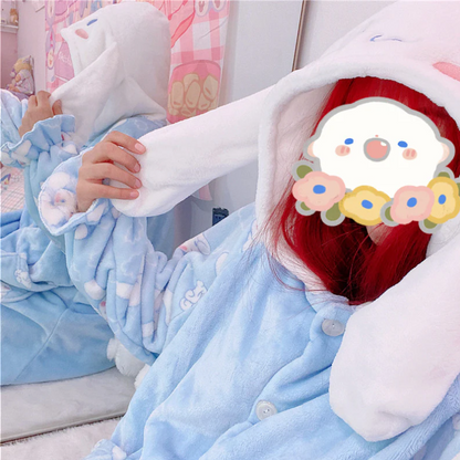 Kawaii Cinnamoroll  Winter Pajamas Dress