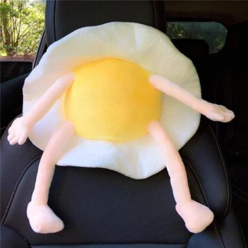 Kawaii Egg Headrest And Shoulder Pad