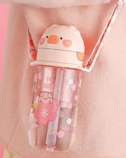 Kawaii Pig Water Bottle