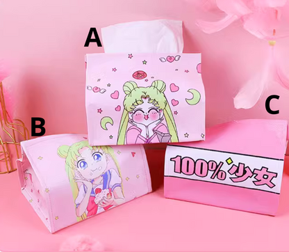 Kawaii Sailormoon Tissue Box