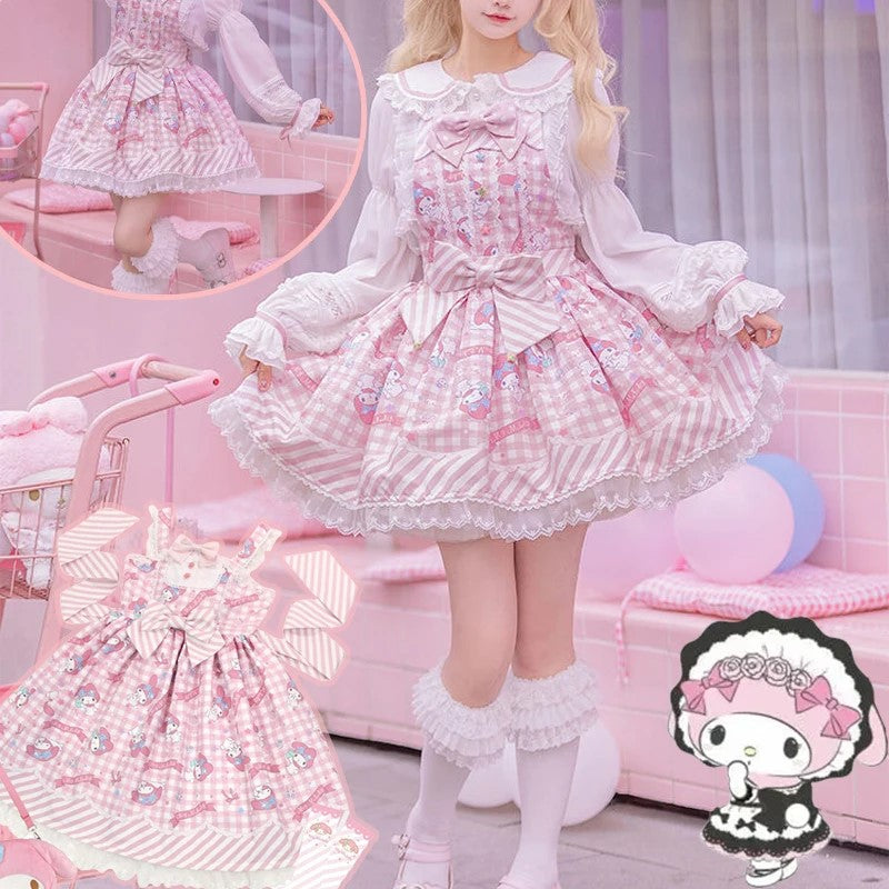 My Melody And Cinnamoroll Dress