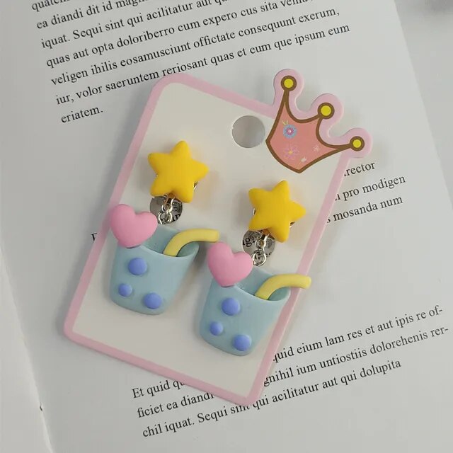 Cute Cup Earring