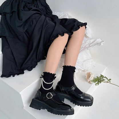 Gothic Lolita Style Sock