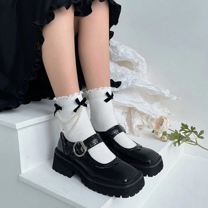 Gothic Lolita Style Sock