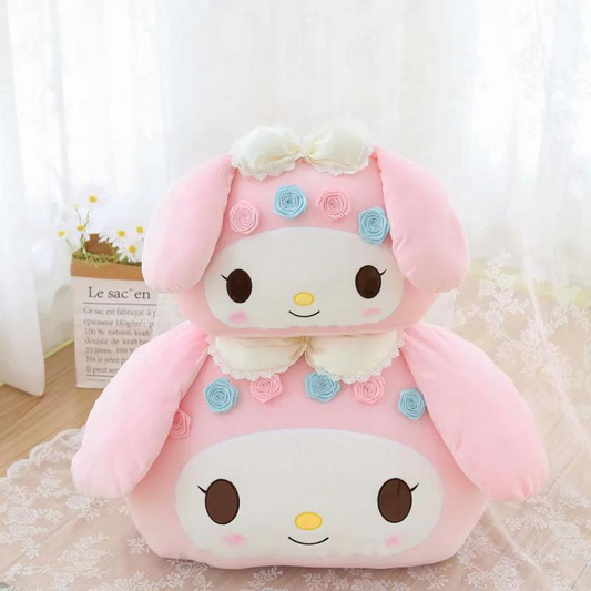 My Melody Fluffy Pillow and Blanket