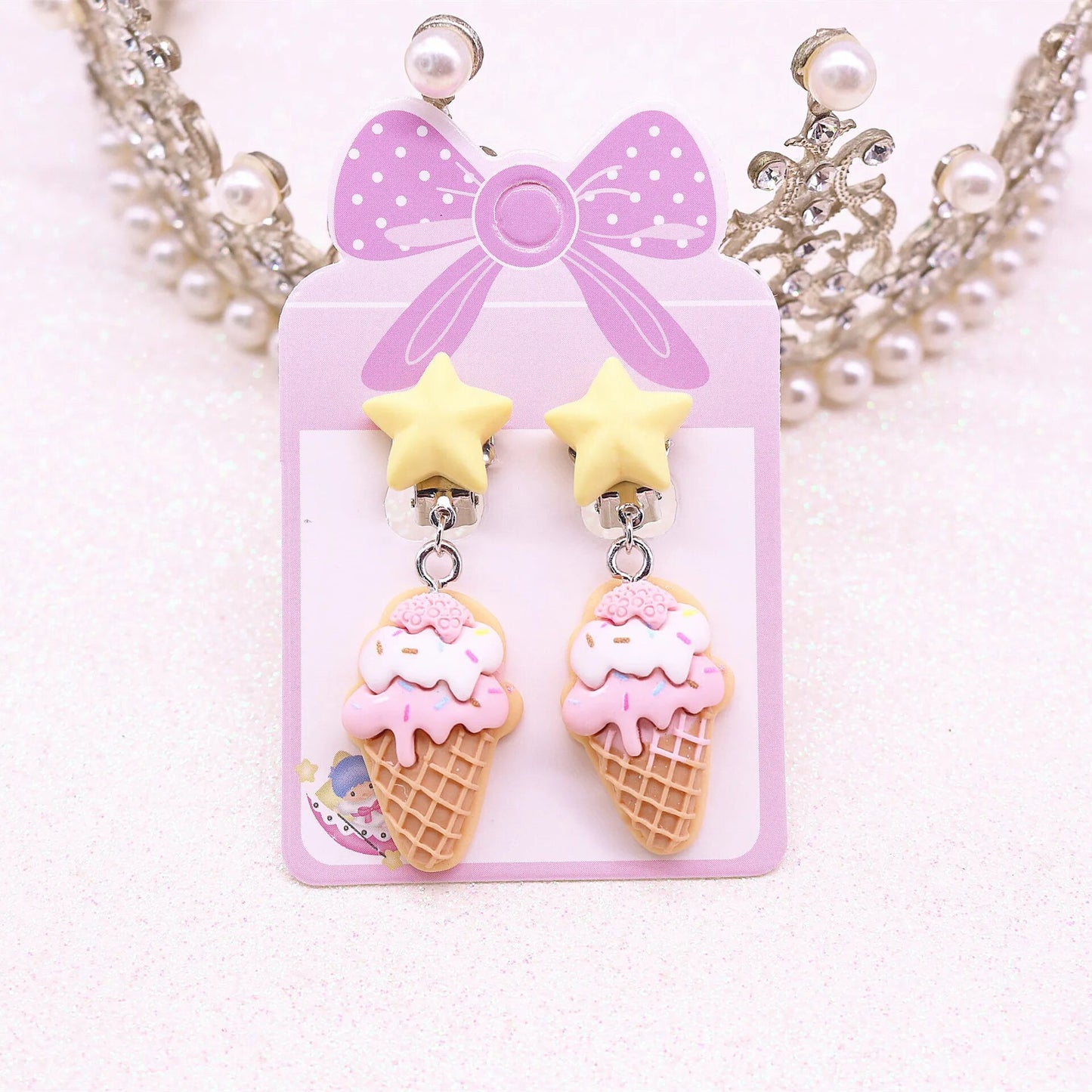 Cute Ice Cream Earring