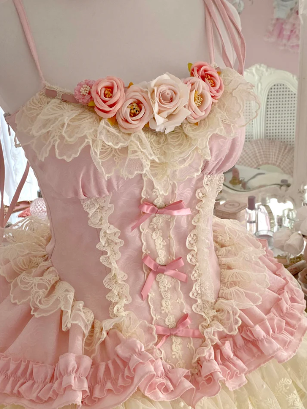 Romantic Rose Rococo Dress