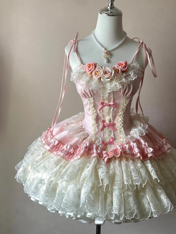 Romantic Rose Rococo Dress